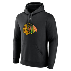 Connor Bedard Chicago Blackhawks Fanatics Authentic Stack Name & Number Tri-Blend Pullover Hoodie Outlet
