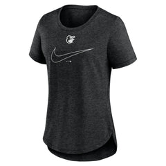 Baltimore Orioles Nike Women's Big Swoosh Tri-Blend Scoop Neck T-Shirt | MLB Outlet