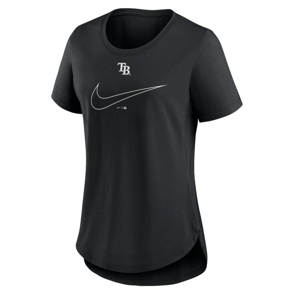 Tampa Bay Rays Nike Women's Big Swoosh Tri-Blend Scoop Neck T-Shirt | MLB For sale