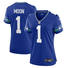 Seattle Seahawks Nike Warren Moon  Women's Throwback Retired Player Game Jersey