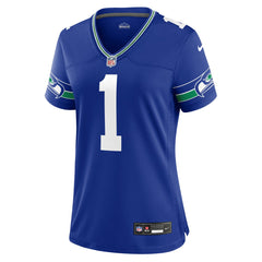 Seattle Seahawks Nike Warren Moon  Women's Throwback Retired Player Game Jersey