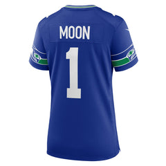 Seattle Seahawks Nike Warren Moon  Women's Throwback Retired Player Game Jersey