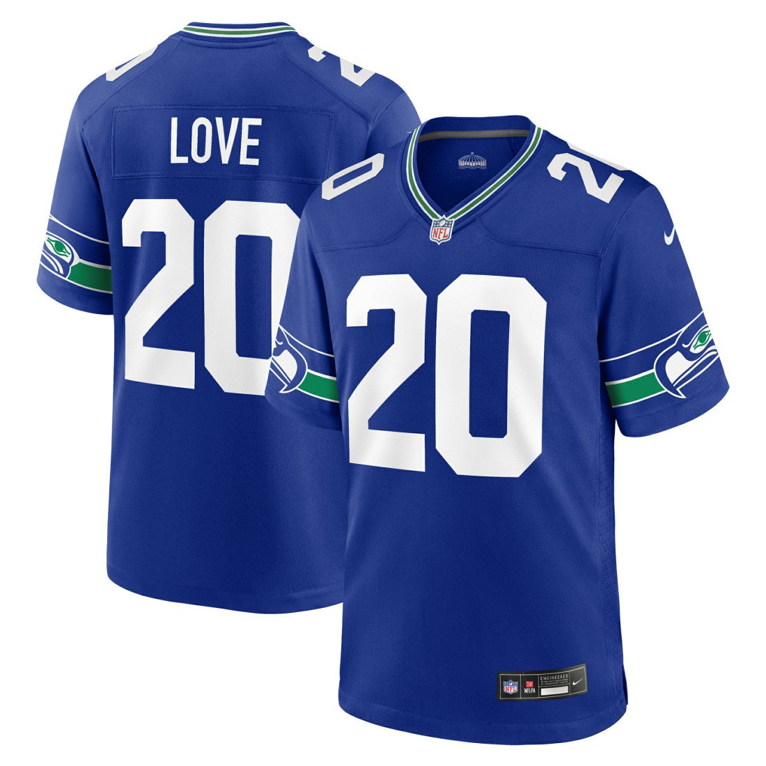 Seattle Seahawks Nike Julian Love  Alternate Game Jersey