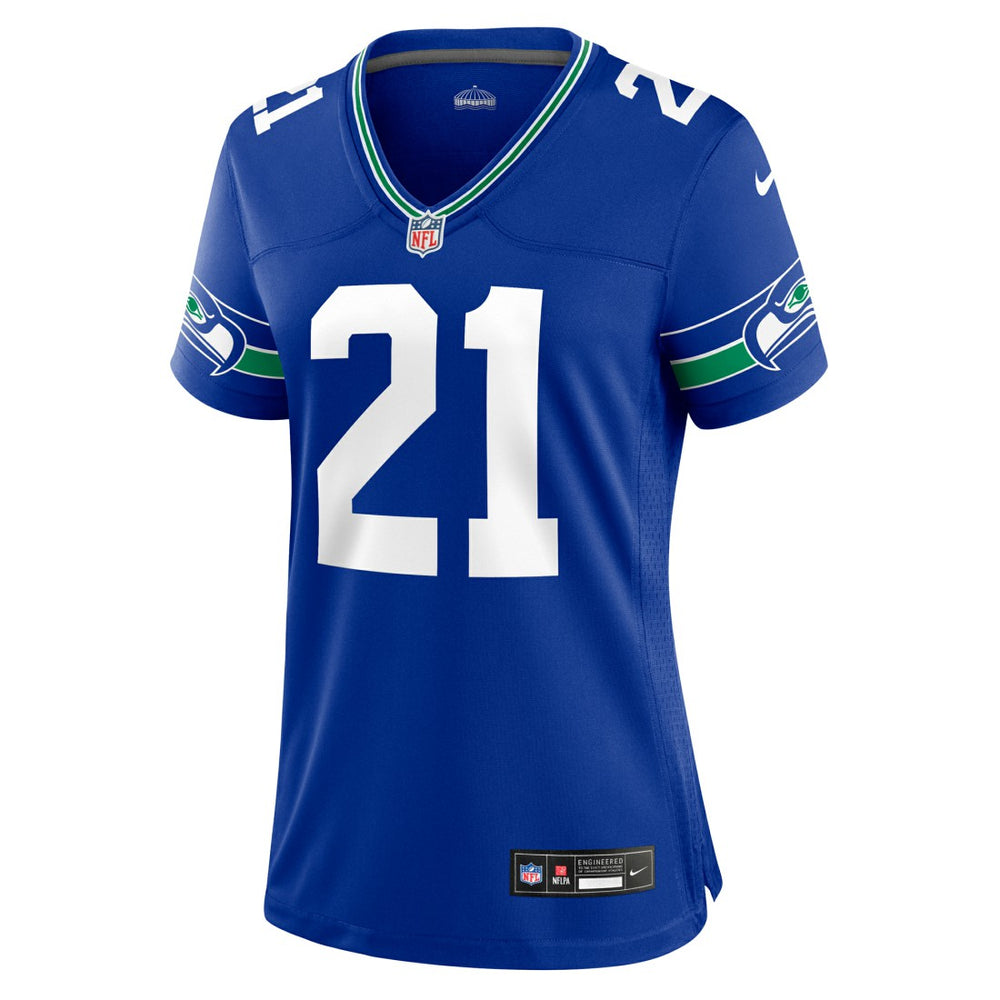 Seattle Seahawks Nike Devon Witherspoon  Women's Throwback Player Game Jersey