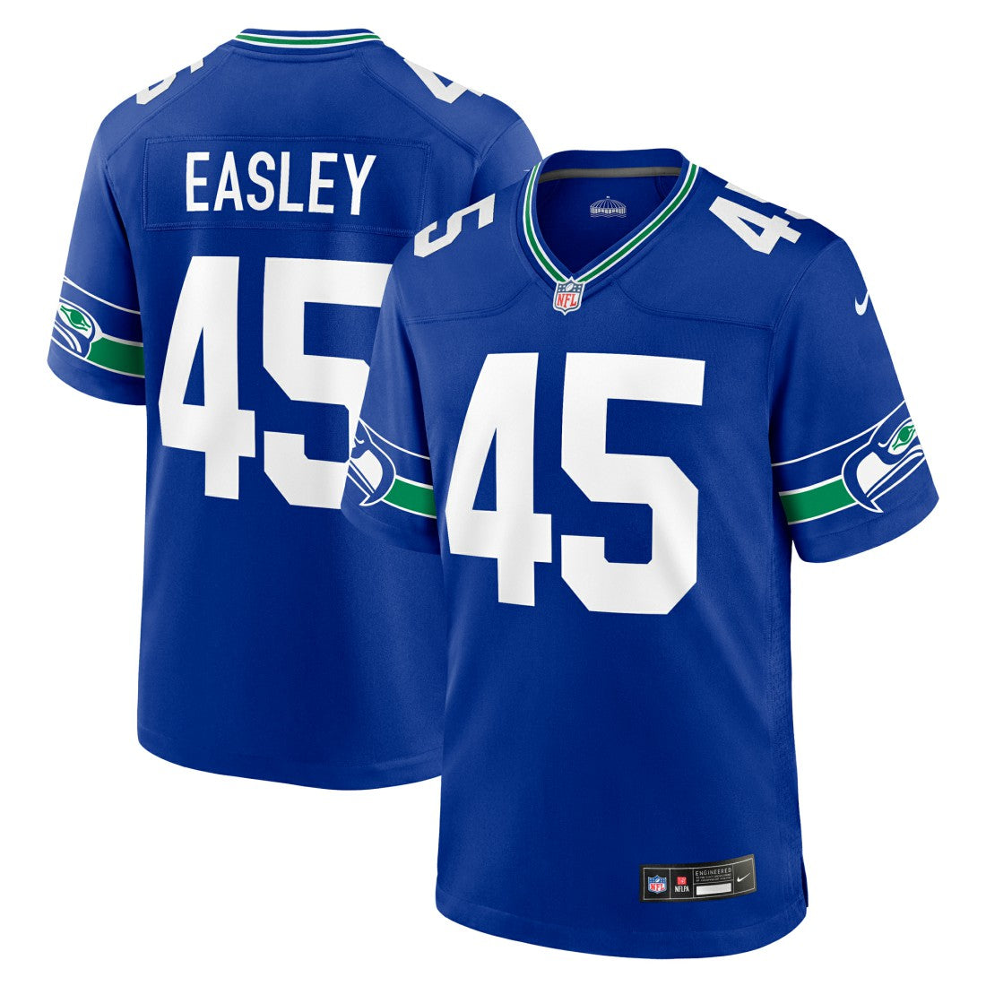 Seattle Seahawks Nike Kenny Easley  Retired Player Alternate Game Jersey