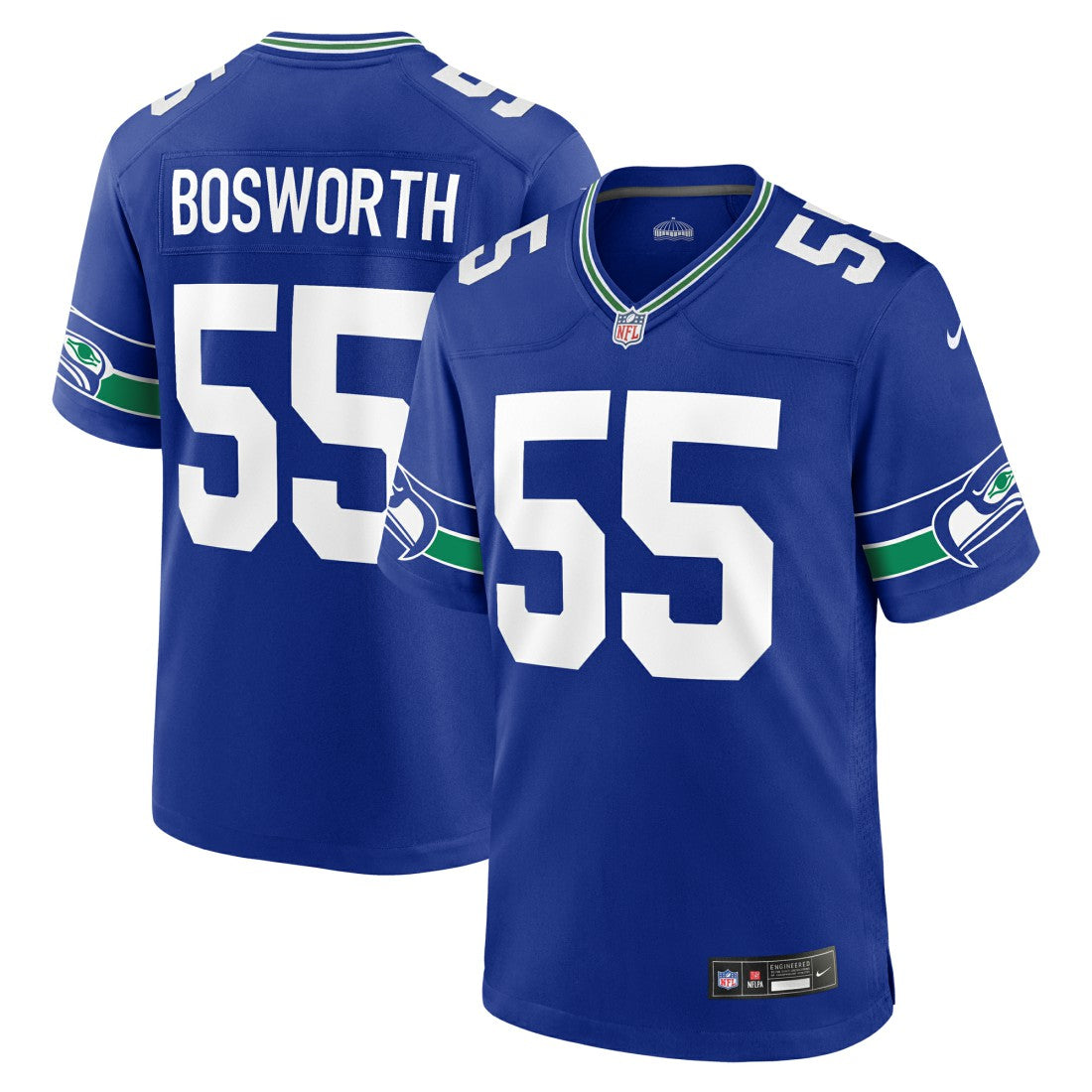 Seattle Seahawks Nike Brian Bosworth  Retired Player Alternate Game Jersey