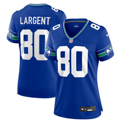 Seattle Seahawks Nike Steve Largent  Women's Throwback Retired Player Game Jersey