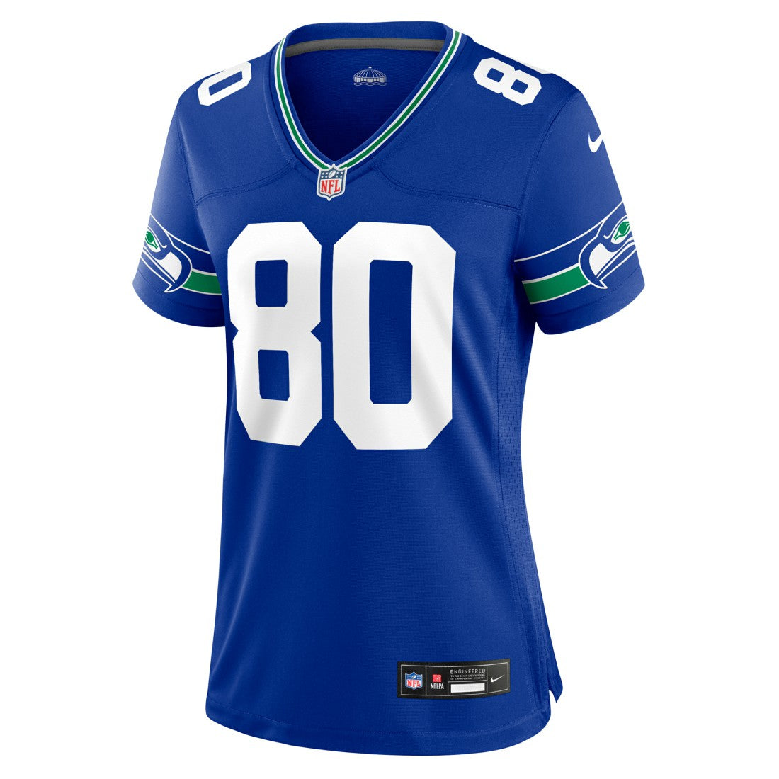 Seattle Seahawks Nike Steve Largent  Women's Throwback Retired Player Game Jersey