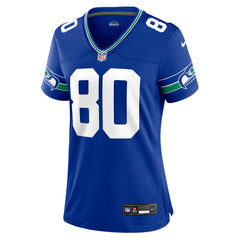 Seattle Seahawks Nike Steve Largent  Women's Throwback Retired Player Game Jersey
