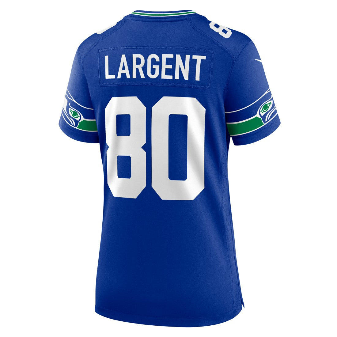 Seattle Seahawks Nike Steve Largent  Women's Throwback Retired Player Game Jersey