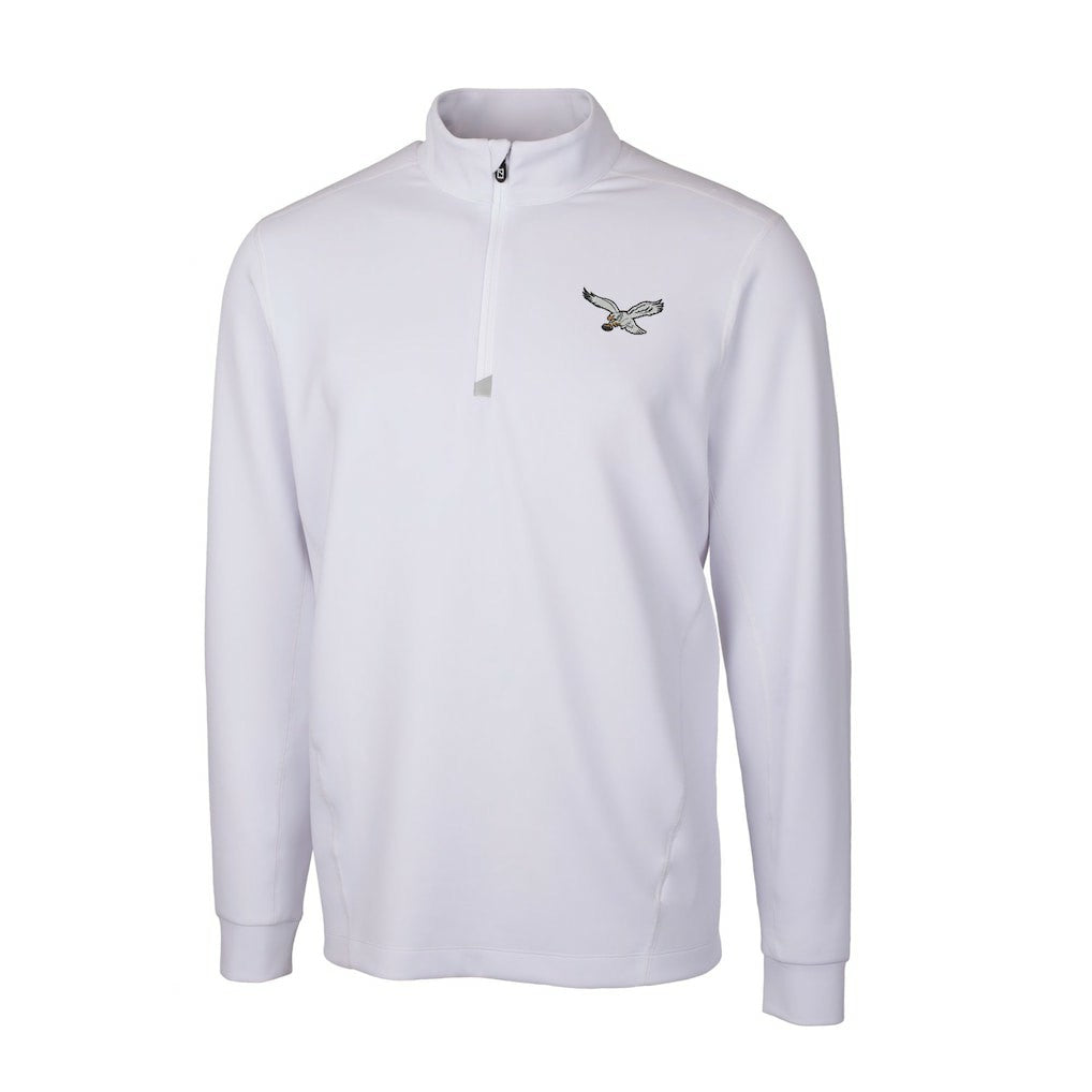 Philadelphia Eagles  Cutter & Buck Traverse Stretch Quarter-Zip Pullover