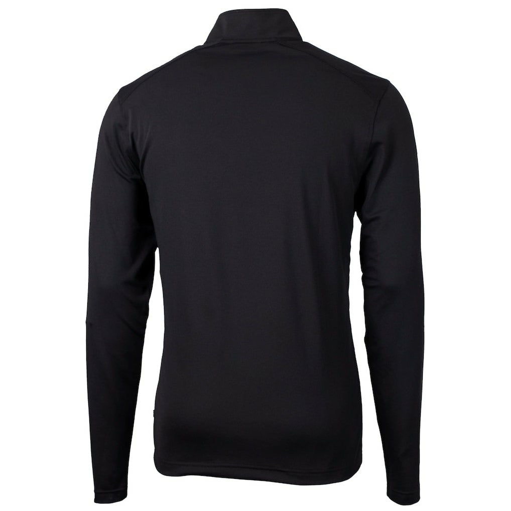 Philadelphia Eagles  Cutter & Buck Virtue Eco Pique Recycled Quarter-Zip Pullover
