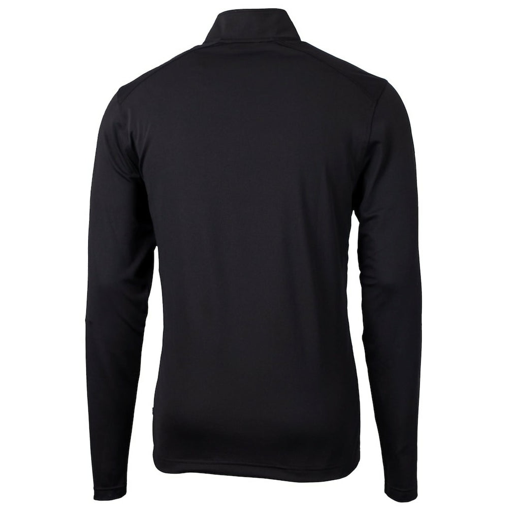 Philadelphia Eagles  Cutter & Buck Virtue Eco Pique Recycled Quarter-Zip Pullover