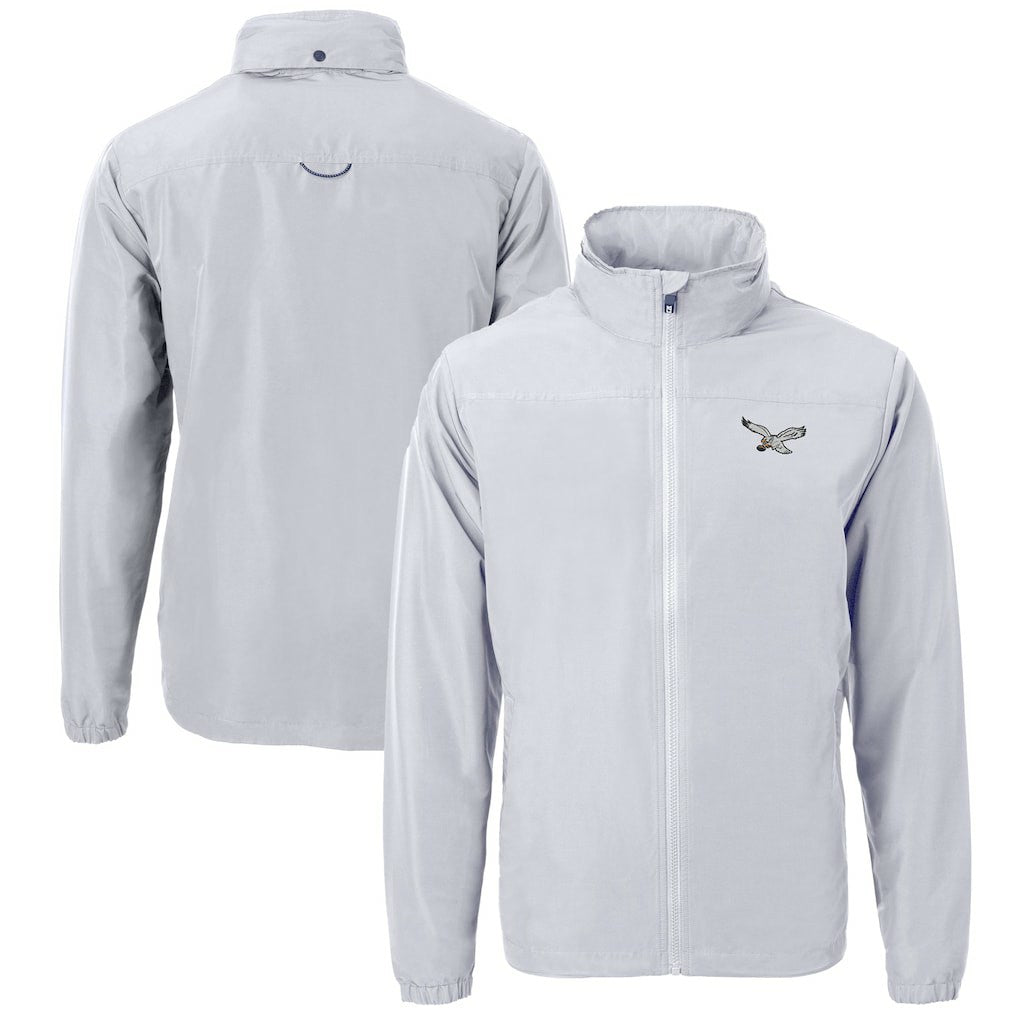 Philadelphia Eagles  Cutter & Buck Charter Eco Recycled Full-Zip Jacket