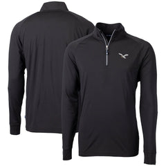 Philadelphia Eagles  Cutter & Buck Eco Knit Stretch Recycled Quarter-Zip Pullover