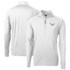 Philadelphia Eagles  Cutter & Buck Eco Knit Stretch Recycled Quarter-Zip Pullover