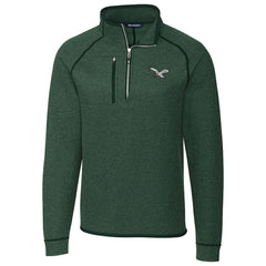 Philadelphia Eagles  Cutter & Buck Mainsail Sweater-Knit Half-Zip Pullover Jacket