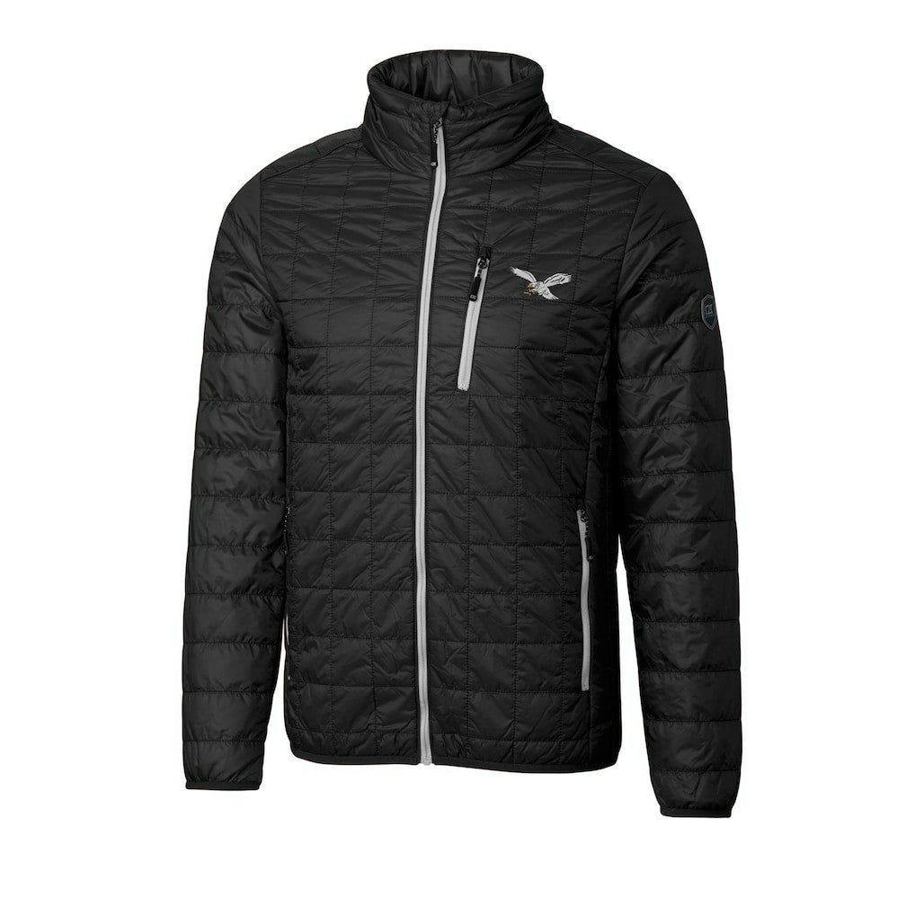 Philadelphia Eagles  Cutter & Buck Rainier PrimaLoft Eco Insulated Full-Zip Puffer Jacket
