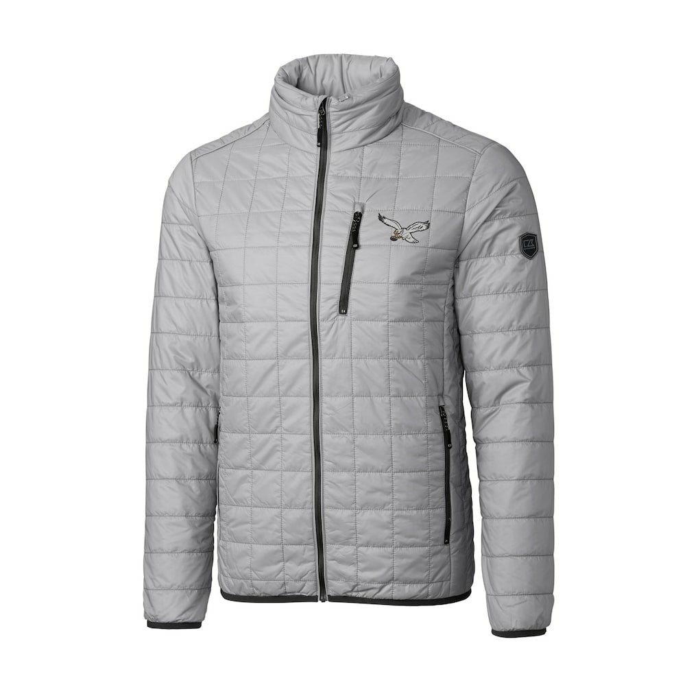 Philadelphia Eagles  Cutter & Buck Rainier PrimaLoft Eco Insulated Full-Zip Puffer Jacket
