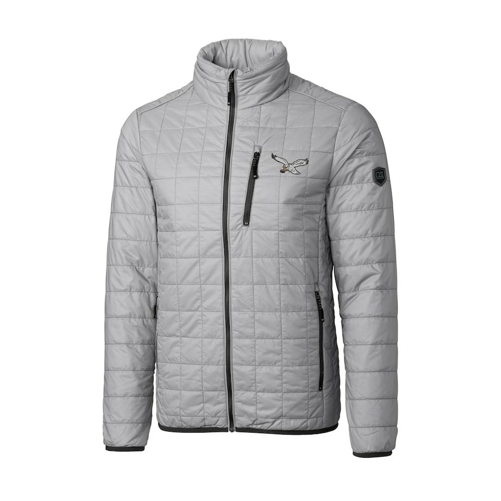 Philadelphia Eagles  Cutter & Buck Rainier PrimaLoft Eco Insulated Full-Zip Puffer Jacket