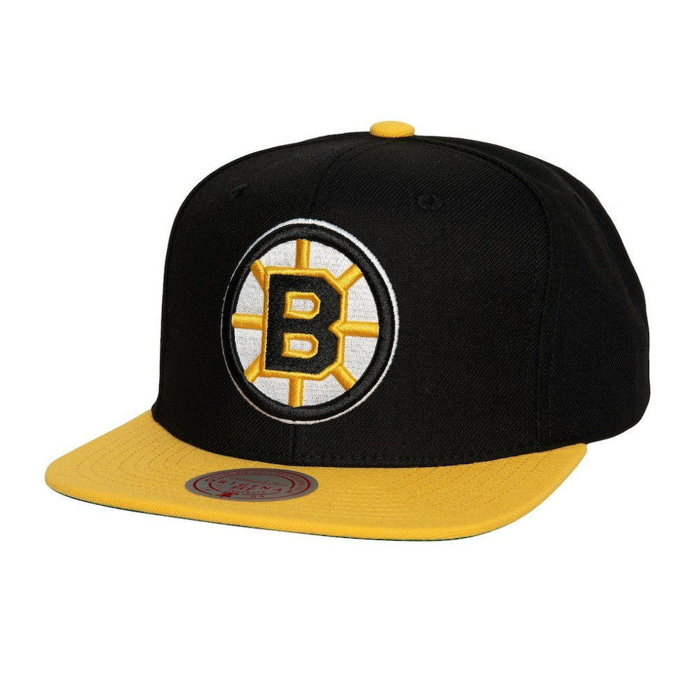 Boston Bruins Mitchell & Ness Core Team Ground 2.0 Snapback Hat Outlet