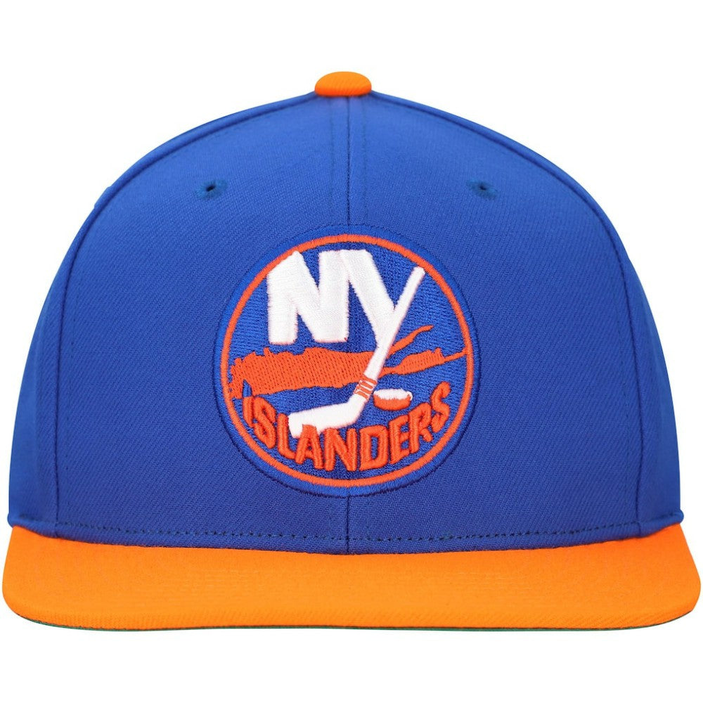 New York Islanders Mitchell & Ness Core Team Ground 2.0 Snapback Hat Discount