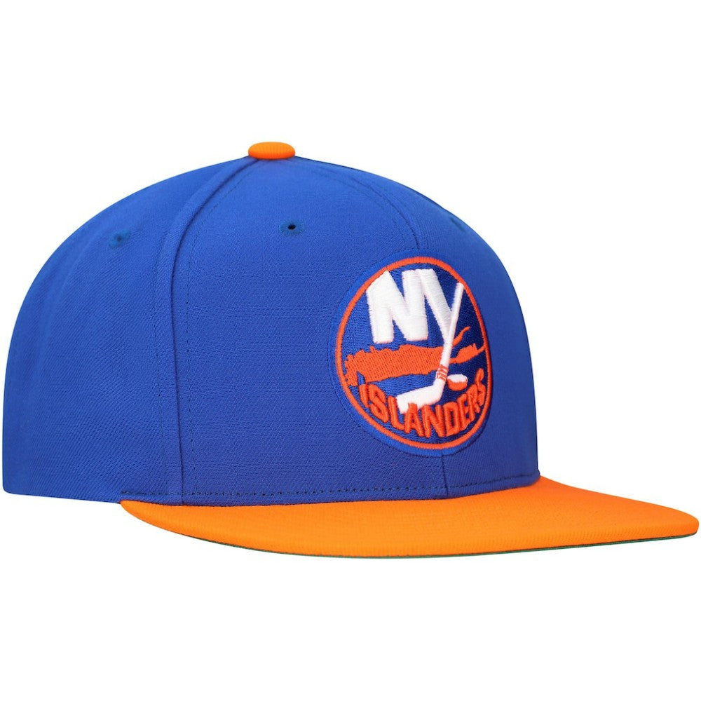 New York Islanders Mitchell & Ness Core Team Ground 2.0 Snapback Hat Discount