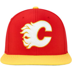 Calgary Flames Mitchell & Ness Core Team Ground 2.0 Snapback Hat Sale