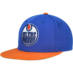 Edmonton Oilers Mitchell & Ness Core Team Ground 2.0 Snapback Hat Discount