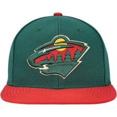 Minnesota Wild Mitchell & Ness Core Team Ground 2.0 Snapback Hat On Sale