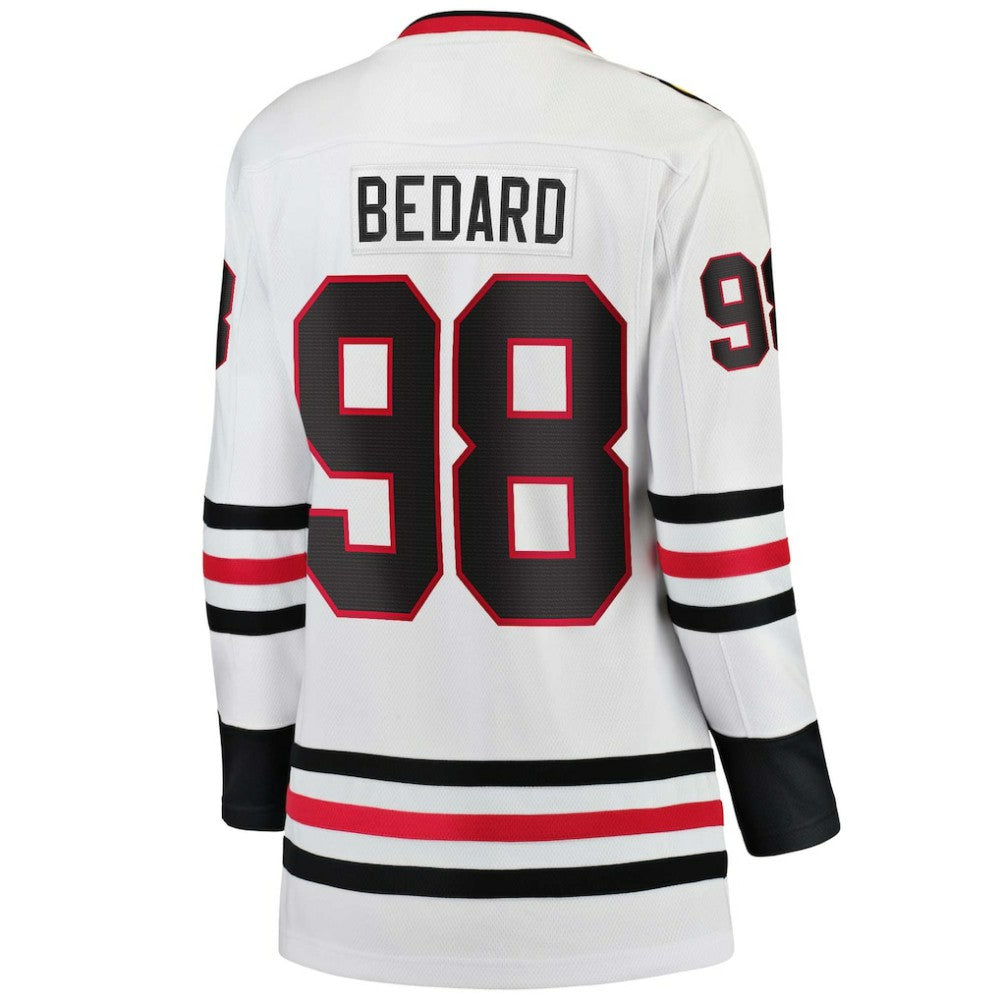Connor Bedard Chicago Blackhawks Fanatics Women's Away Breakaway Jersey Online