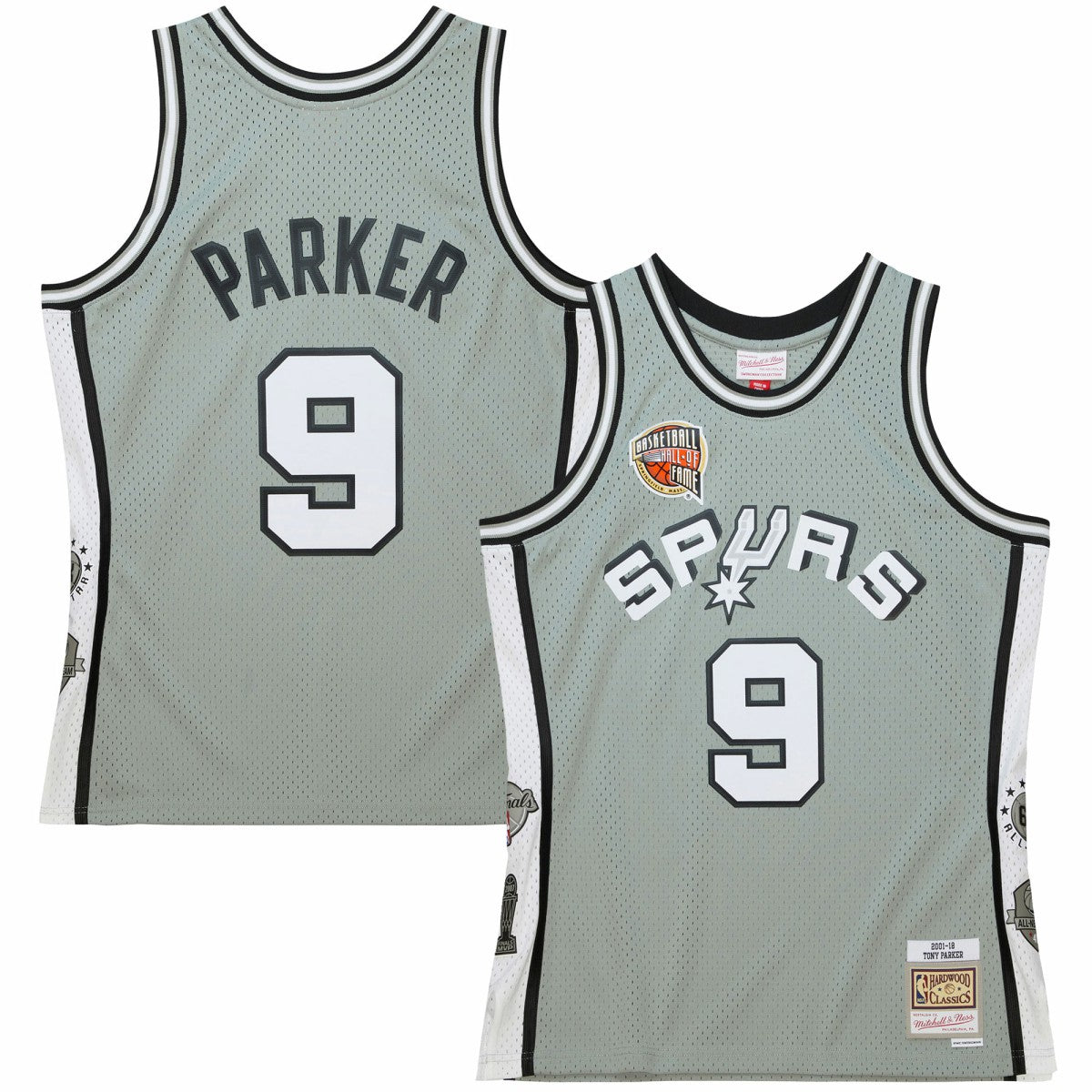 Tony Parker San Antonio Spurs Unisex Hall of Fame Class of 2023 Throwback Swingman Jersey Outlet