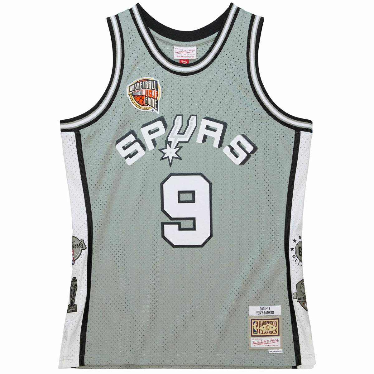 Tony Parker San Antonio Spurs Unisex Hall of Fame Class of 2023 Throwback Swingman Jersey Outlet