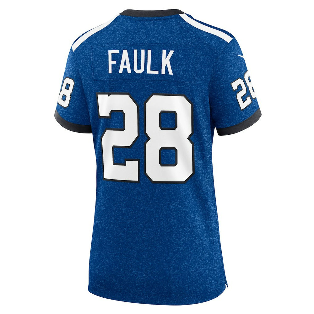 Indianapolis Colts Nike Marshall Faulk  Women's Indiana Nights Alternate Game Jersey