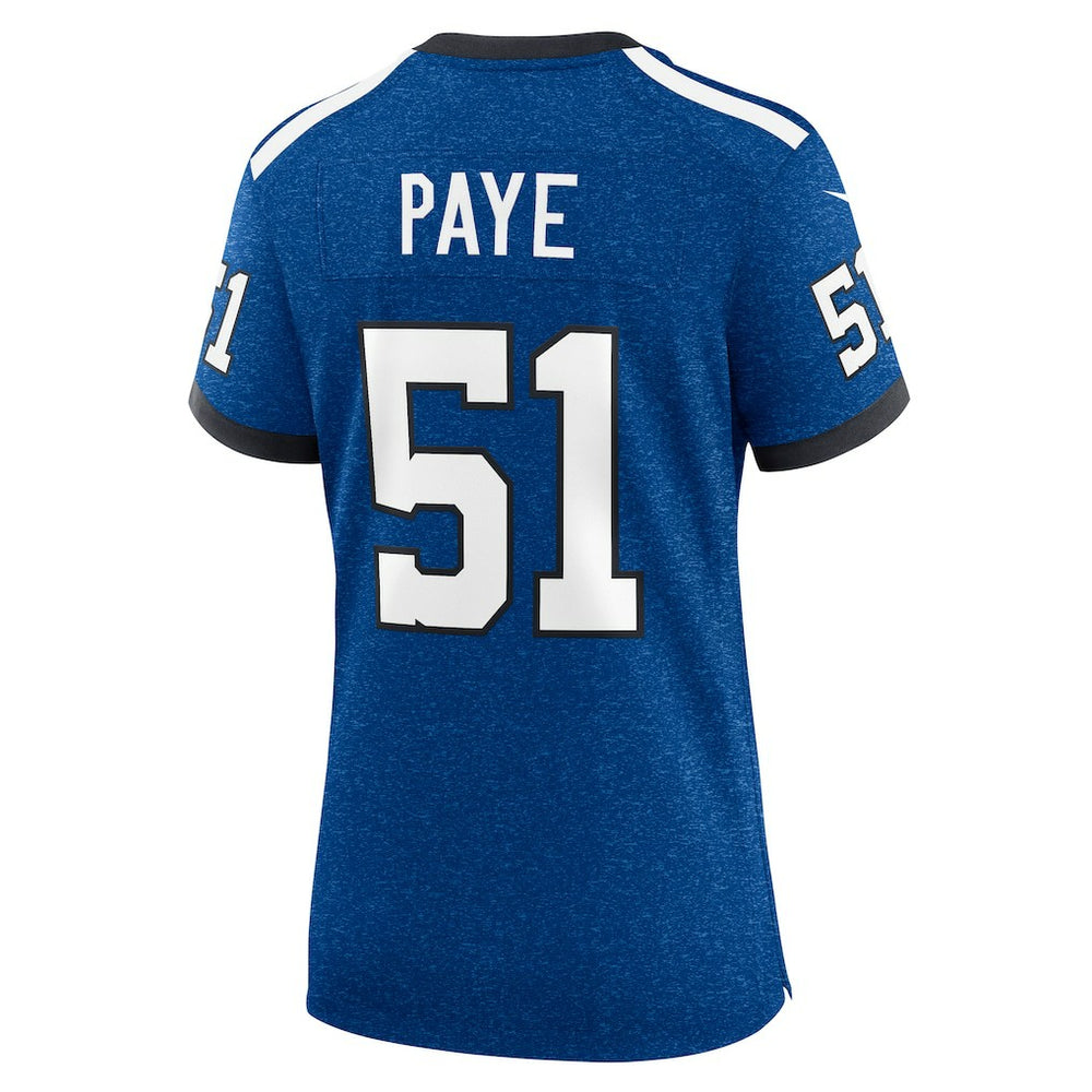 Indianapolis Colts Nike Kwity Paye  Women's Indiana Nights Alternate Game Jersey
