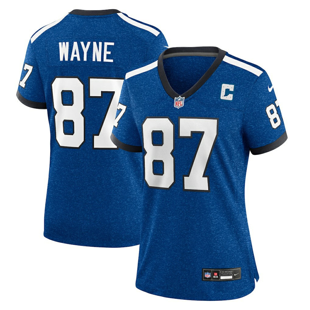 Indianapolis Colts Nike Reggie Wayne  Women's Indiana Nights Alternate Game Jersey
