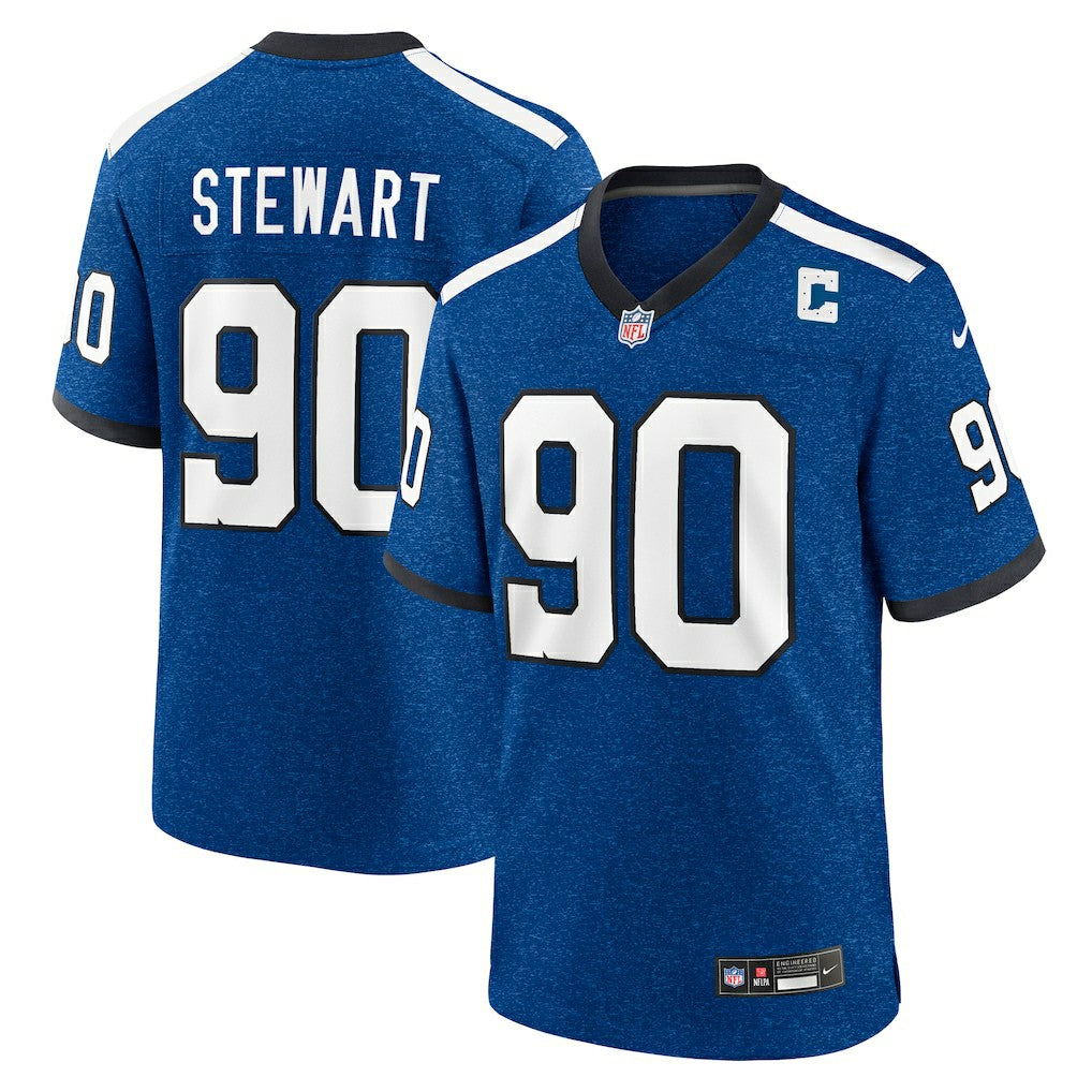 Indianapolis Colts Nike Grover Stewart  Alternate Game Jersey