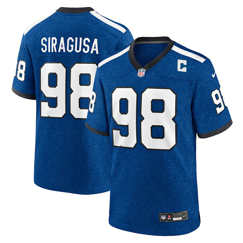 Indianapolis Colts Nike Tony Siragusa  Retired Player Alternate Game Jersey