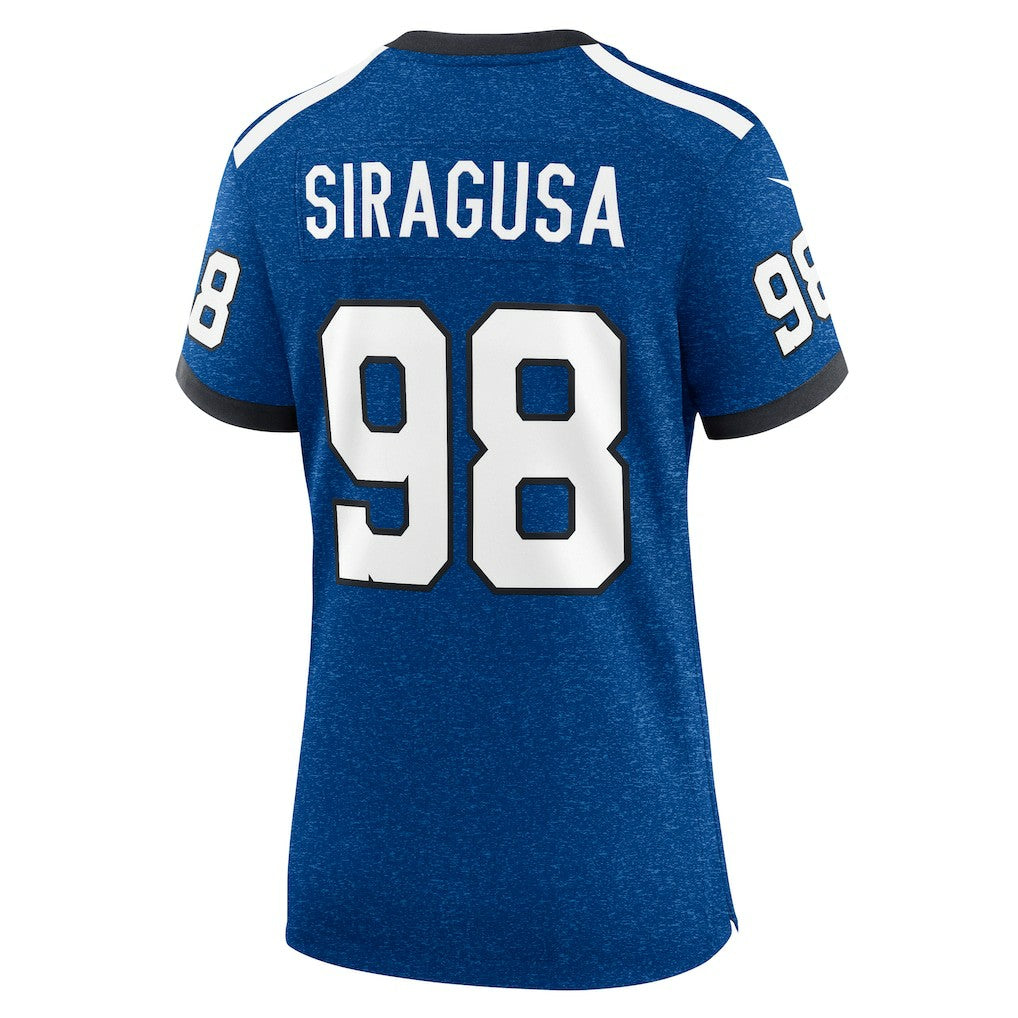 Indianapolis Colts Nike Tony Siragusa  Women's Indiana Nights Alternate Game Jersey