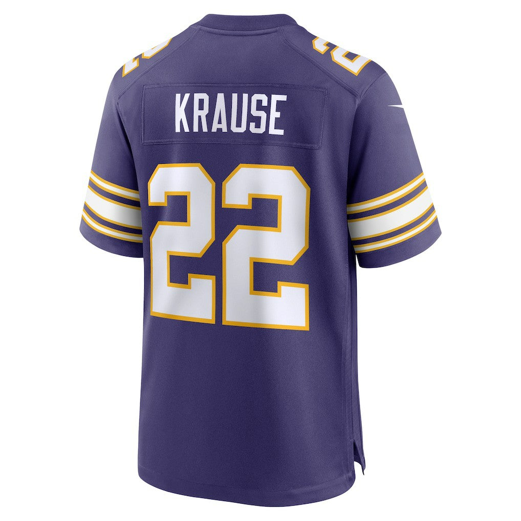 Minnesota Vikings Nike Paul Krause  Retired Player Alternate Game Jersey