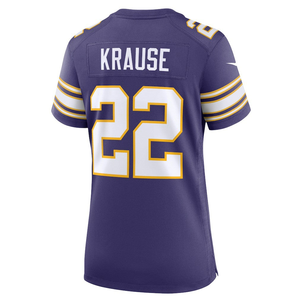 Minnesota Vikings Nike Paul Krause  Women's Classic Retired Player Jersey