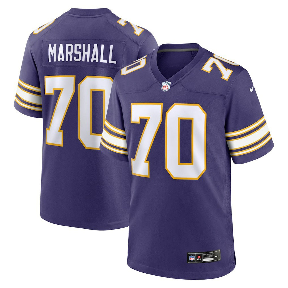 Minnesota Vikings Nike Jim Marshall  Retired Player Alternate Game Jersey