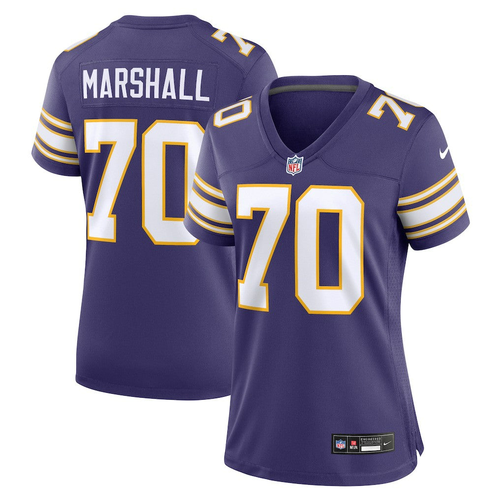 Minnesota Vikings Nike Jim Marshall  Women's Classic Retired Player Jersey