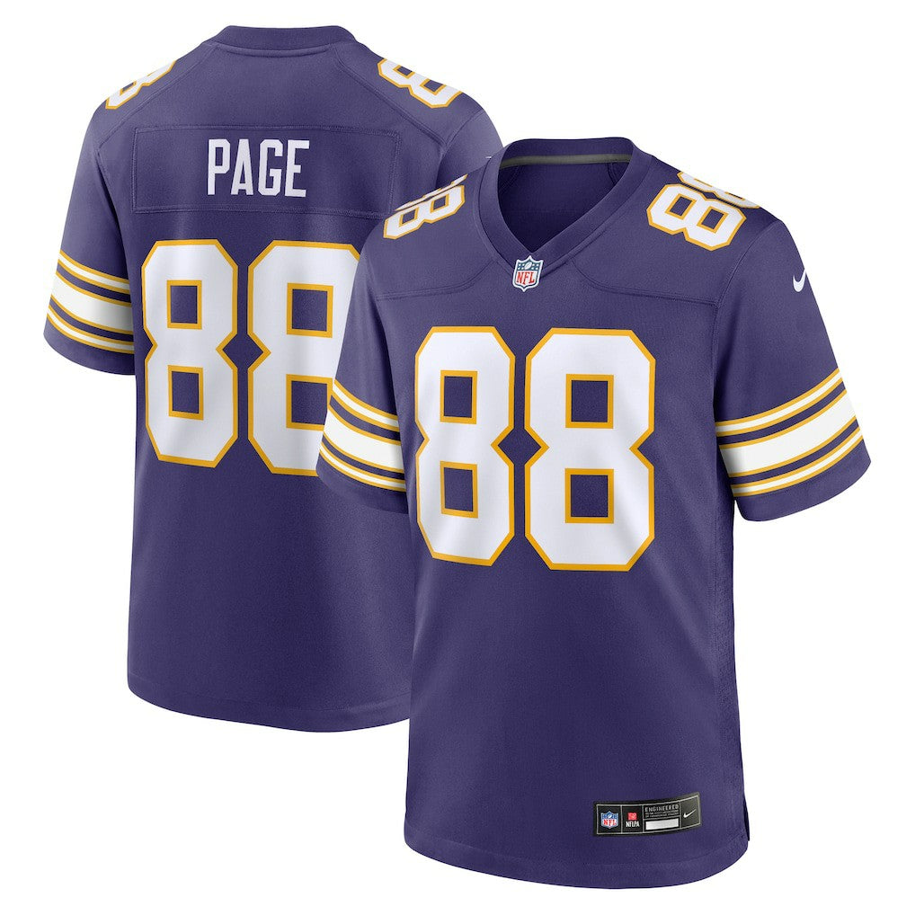 Minnesota Vikings Nike Alan Page  Retired Player Alternate Game Jersey