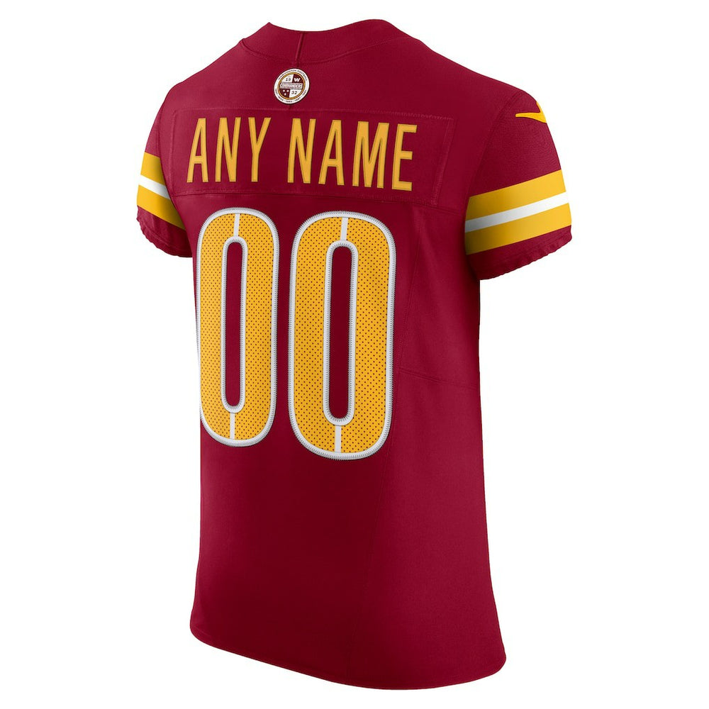 Washington Commanders Nike Team Vapor F.U.S.E. Elite Custom Jersey