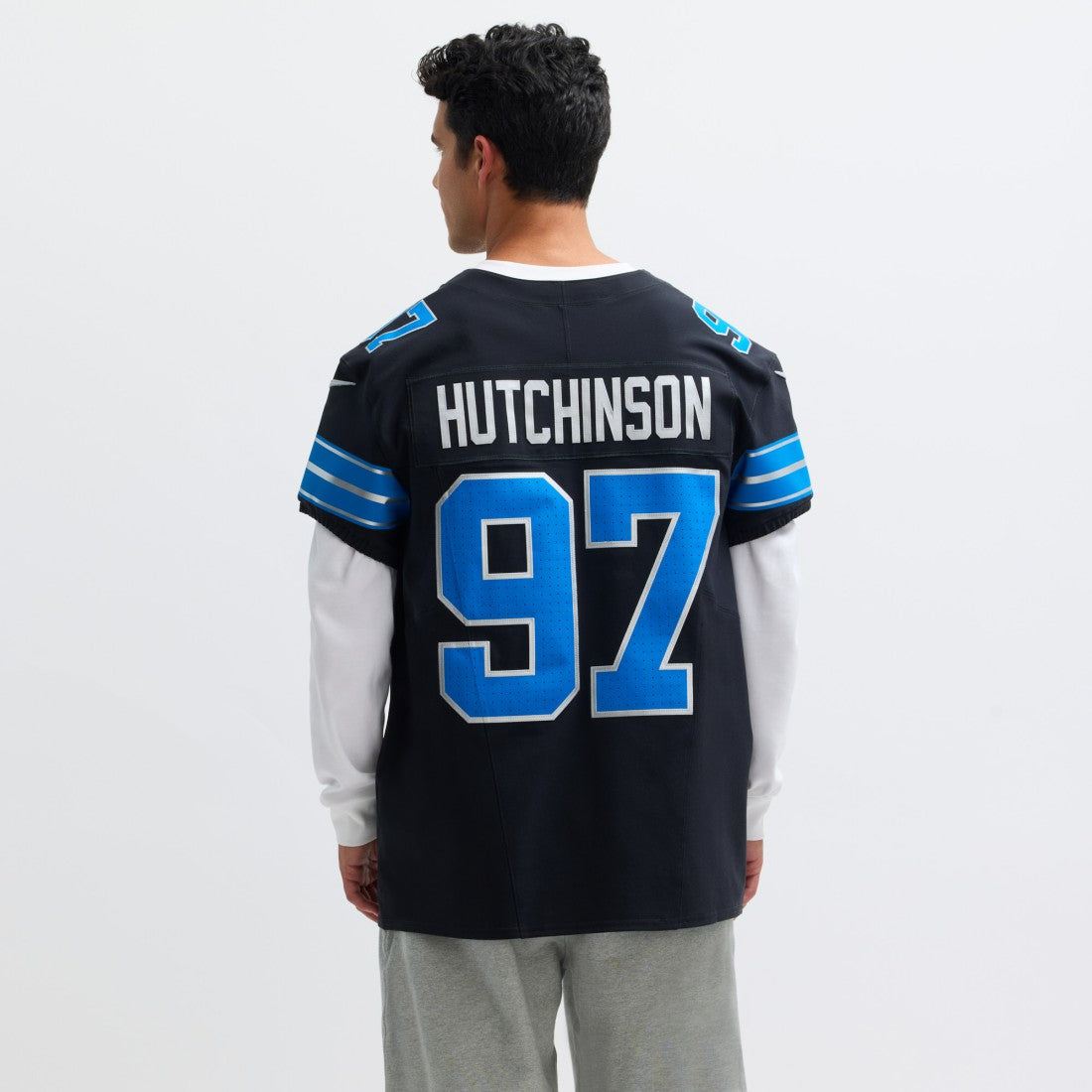 Aidan Hutchinson Detroit Lions Alternate Vapor F.U.S.E. Elite Jersey - Black