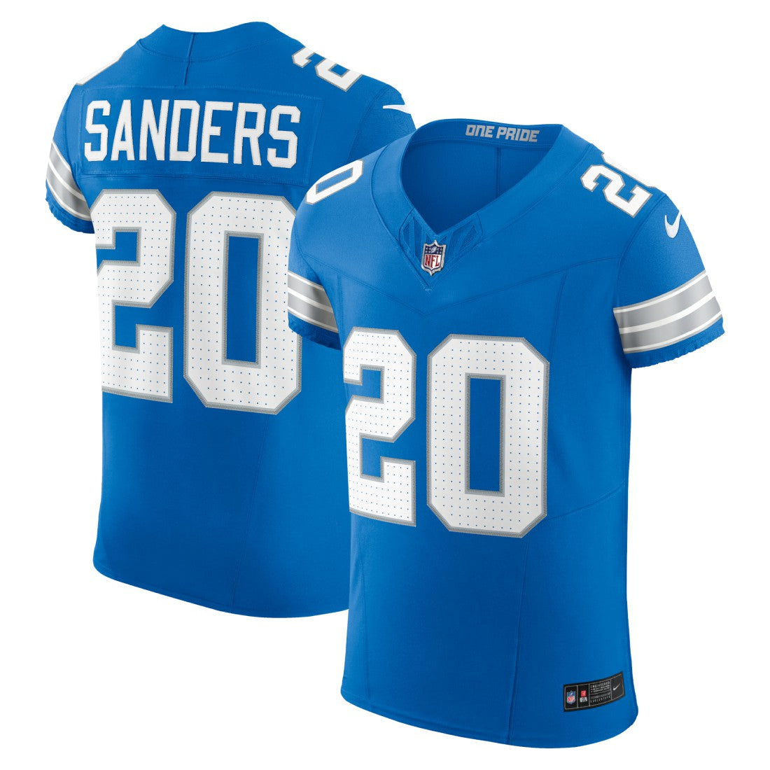 Detroit Lions Nike Barry Sanders  Vapor F.U.S.E. Elite Jersey