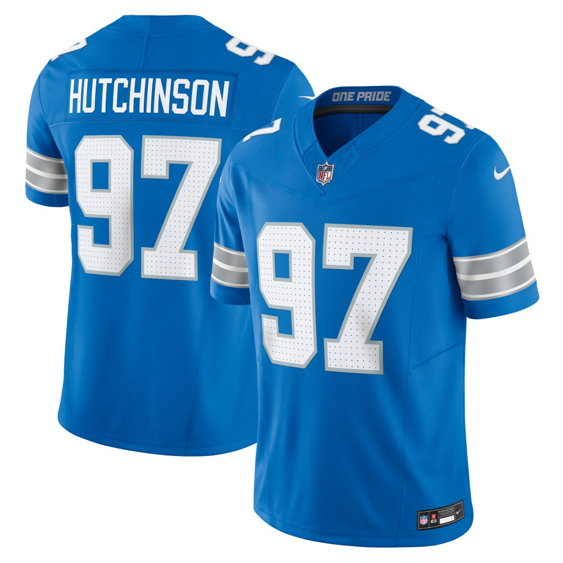 Detroit Lions Nike Aidan Hutchinson  Team Vapor F.U.S.E. Limited Jersey