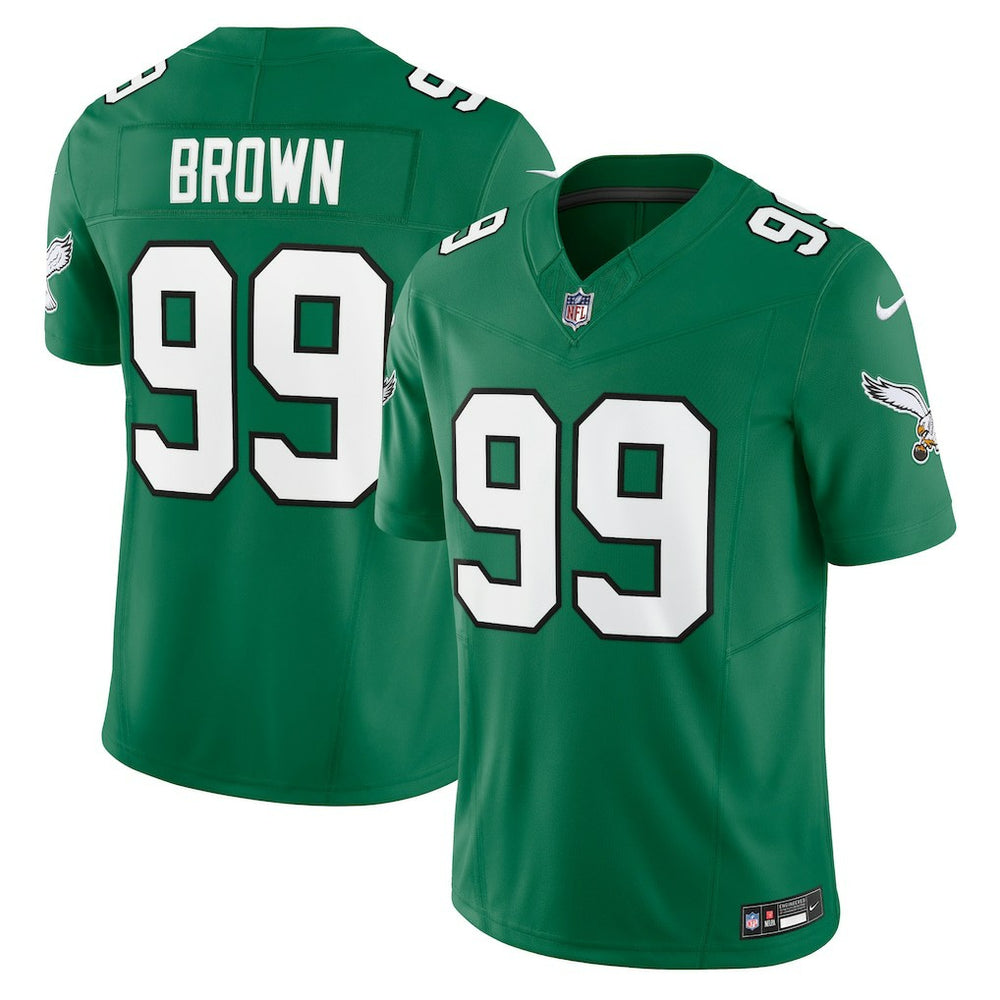 Philadelphia Eagles Nike Jerome Brown  Alternate Vapor F.U.S.E. Limited Jersey