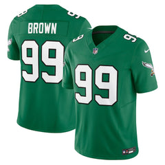 Philadelphia Eagles Nike Jerome Brown  Alternate Vapor F.U.S.E. Limited Jersey